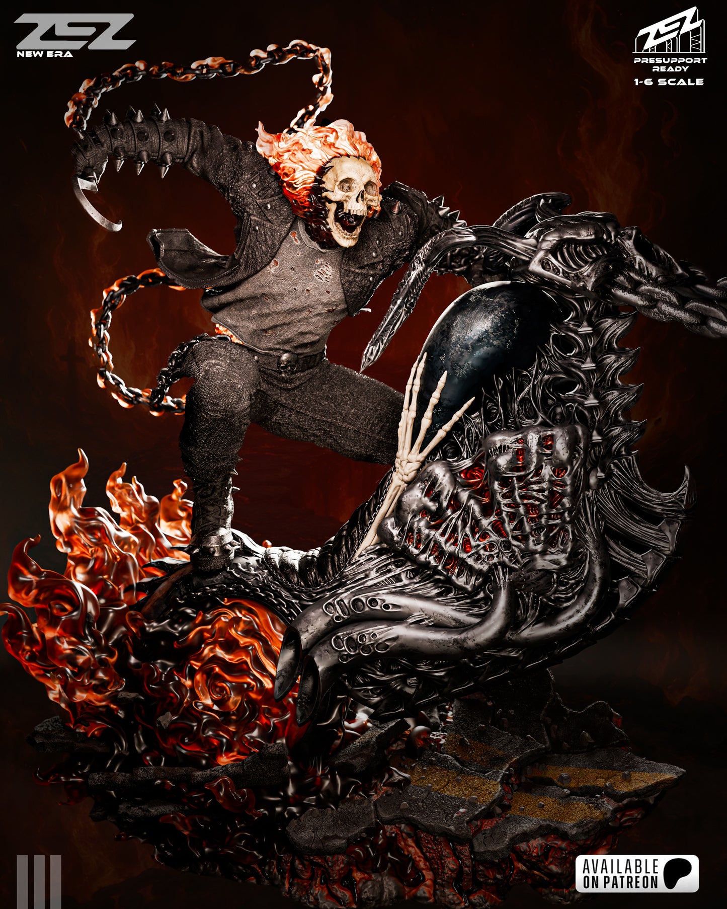 Ghost Rider Statue