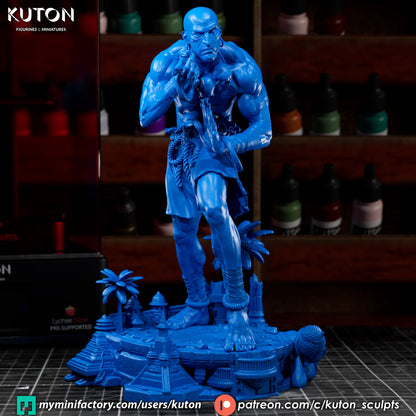 Dhalsim Statue 3D-Printed Kit