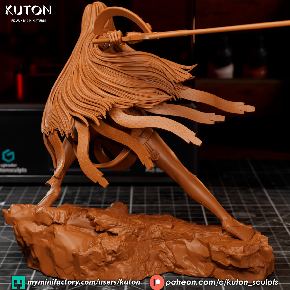 Raven Statue 3D-Printed Kit