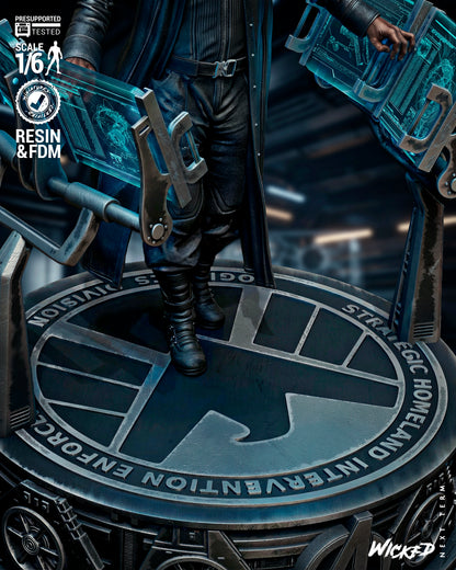 Nick Fury Statue 3D-Printed Kit