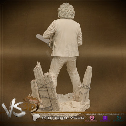 Leatherface Statue 3D-Printed Kit