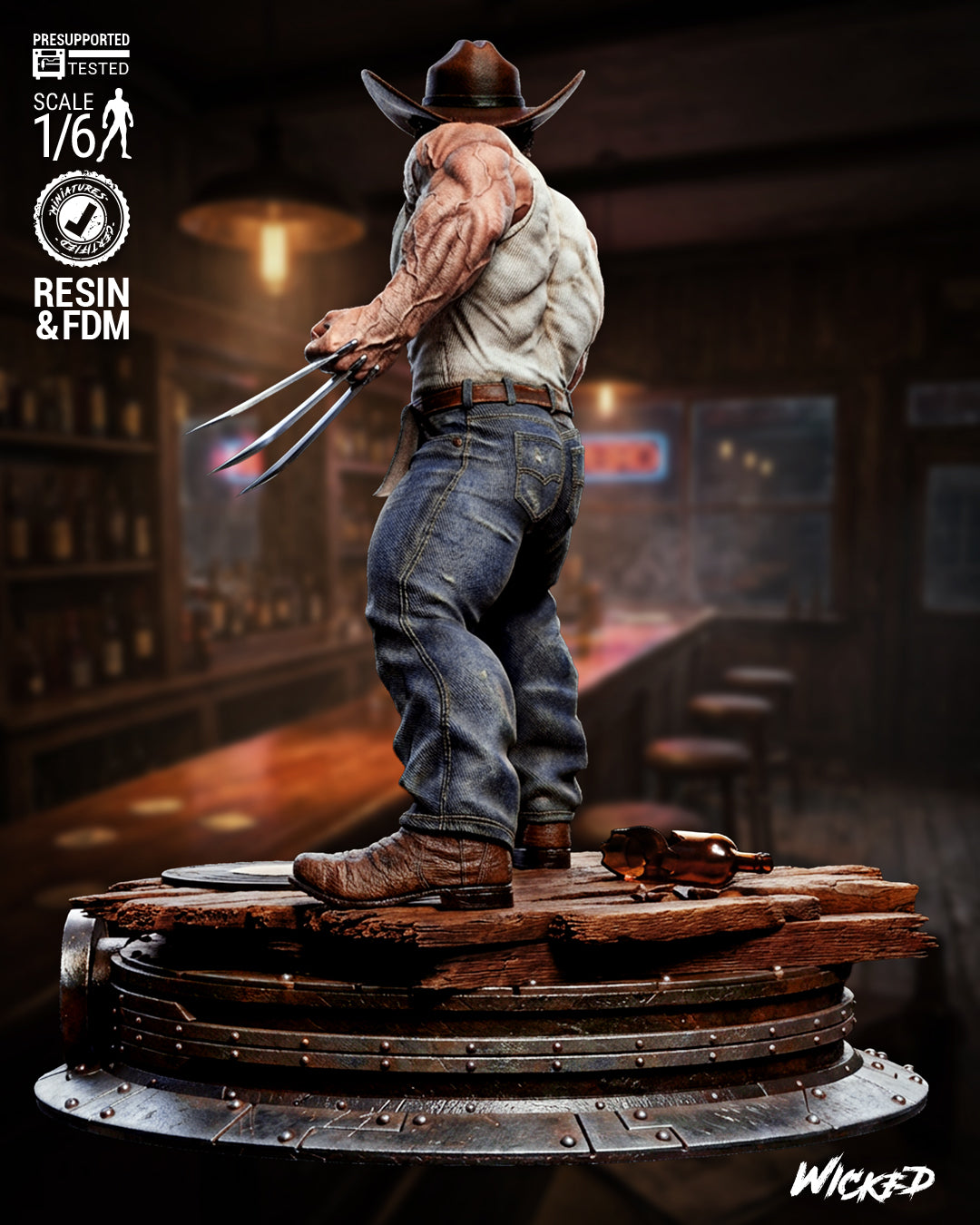Logan Statue 3D-Printed Kit