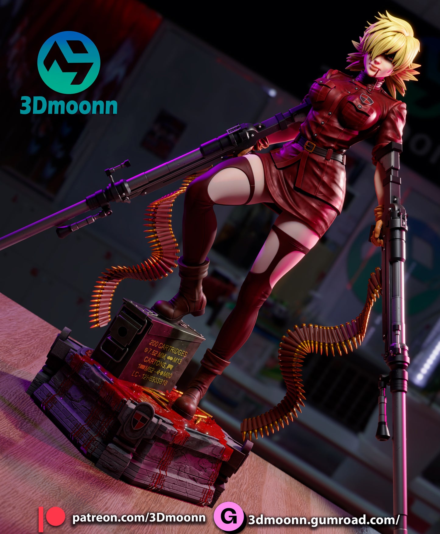 Seras Victoria - Hellsing Statue