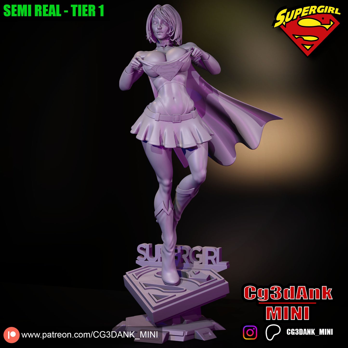 Supergirl Statue
