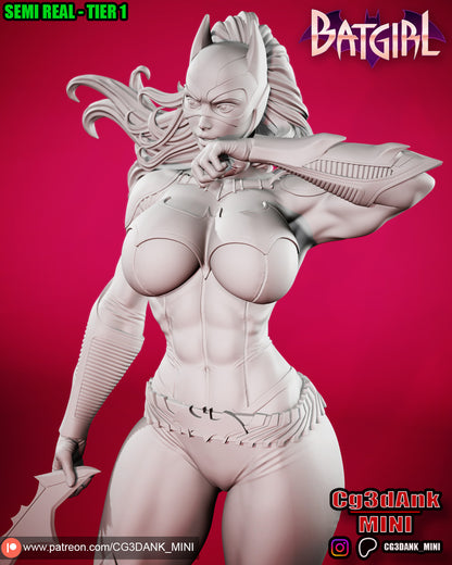 Batgirl Statue 3D-Printed Kit