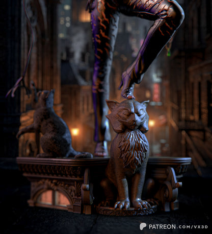 Catwoman Statue 3D-Printed Kit