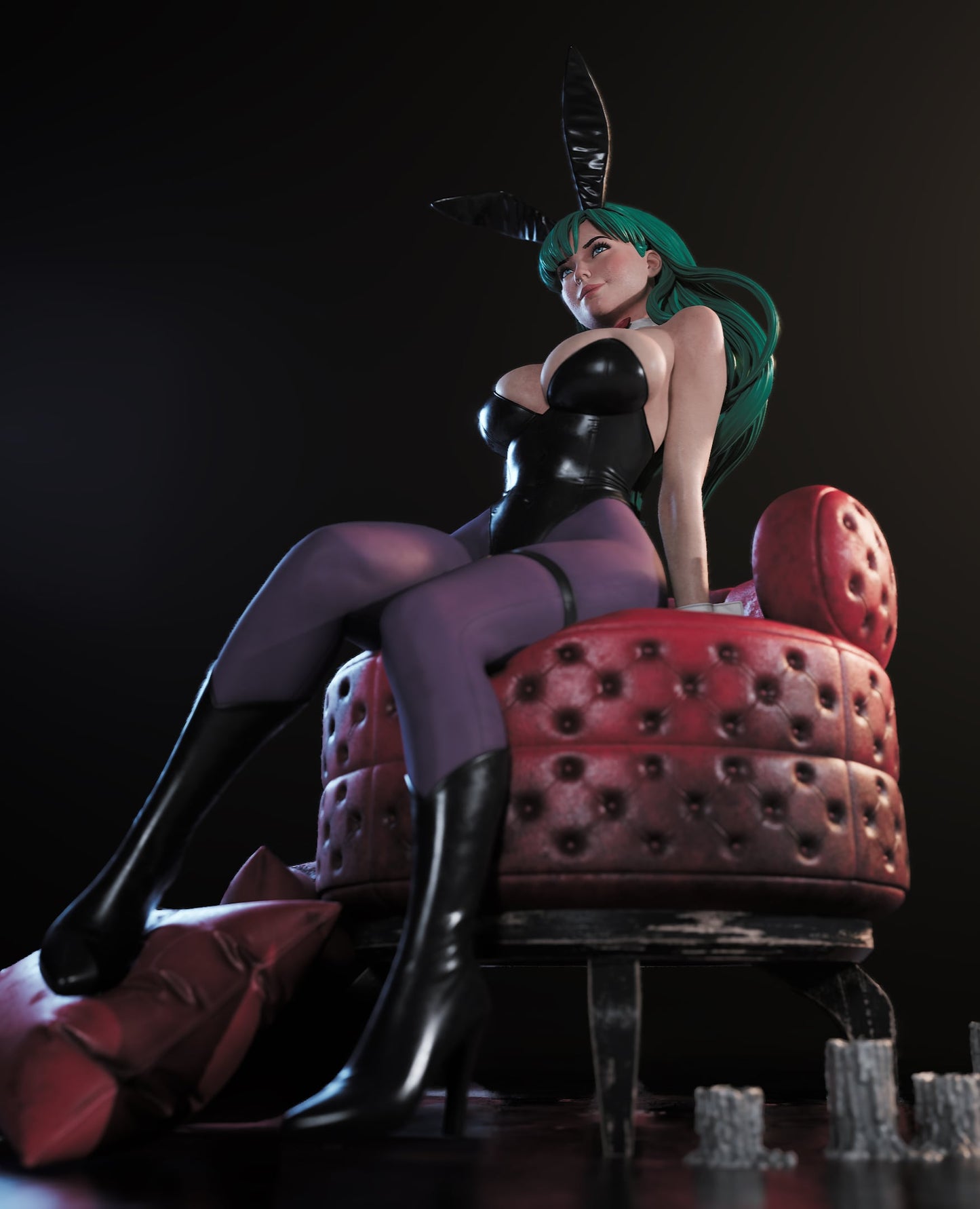 Bunny Girl Statue 3D-Printed Kit