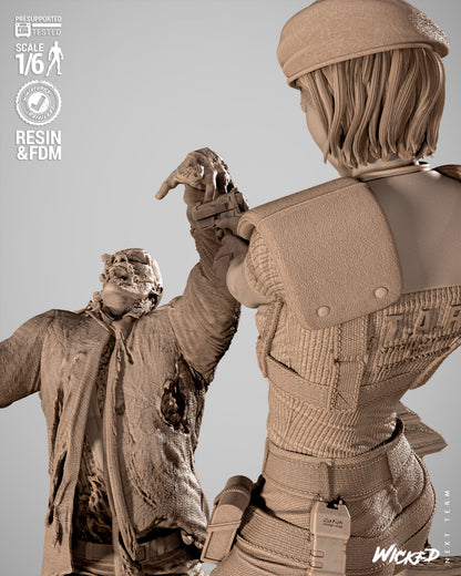 Resident Evil Diorama 3D-Printed Kit
