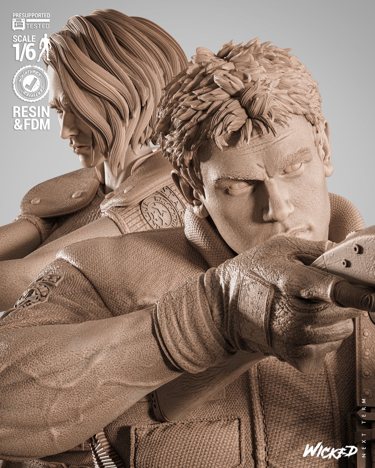 Resident Evil Diorama 3D-Printed Kit
