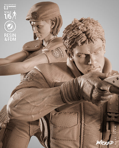 Resident Evil Diorama 3D-Printed Kit