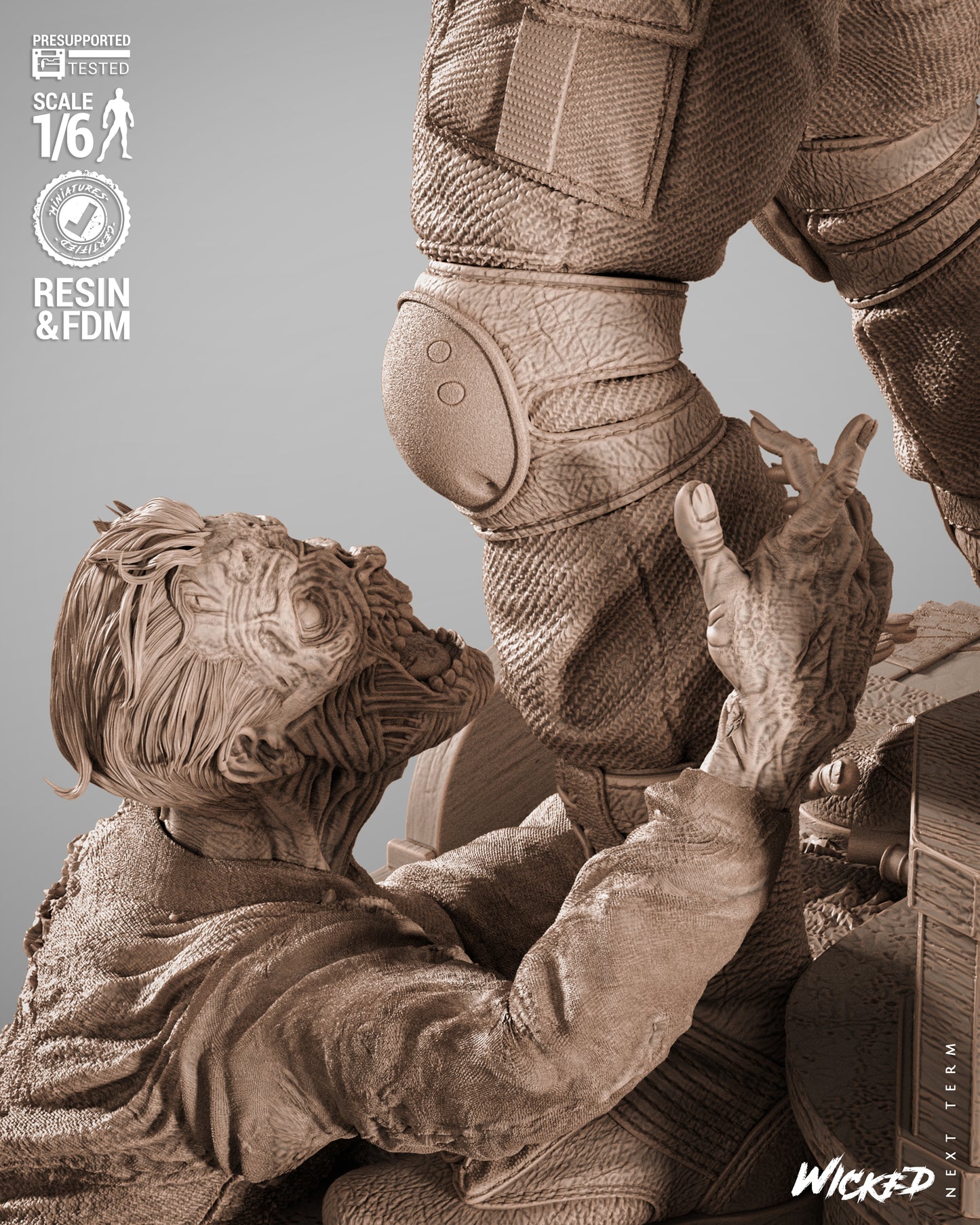 Resident Evil Diorama 3D-Printed Kit