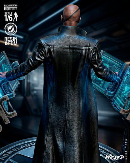 Nick Fury Statue 3D-Printed Kit