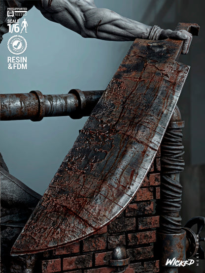 Pyramid Head Statue 3D-Printed Kit