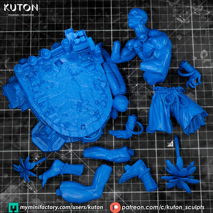 Dhalsim Statue 3D-Printed Kit