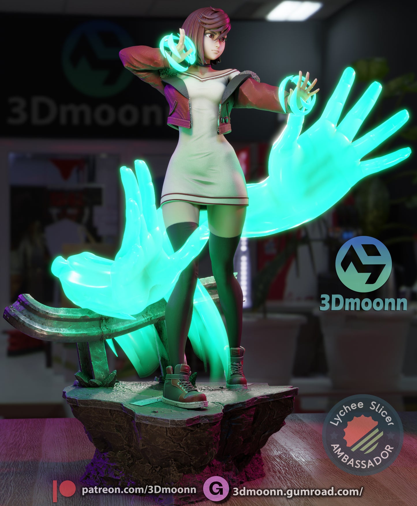 Momo Ayase Statue