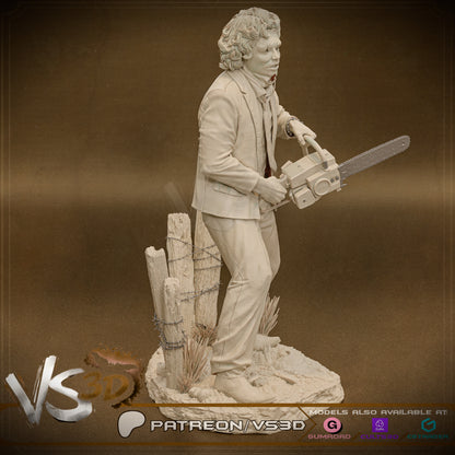 Leatherface Statue 3D-Printed Kit
