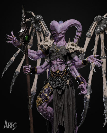 Ninefold Sorcerer Statue 3D-Printed Kit