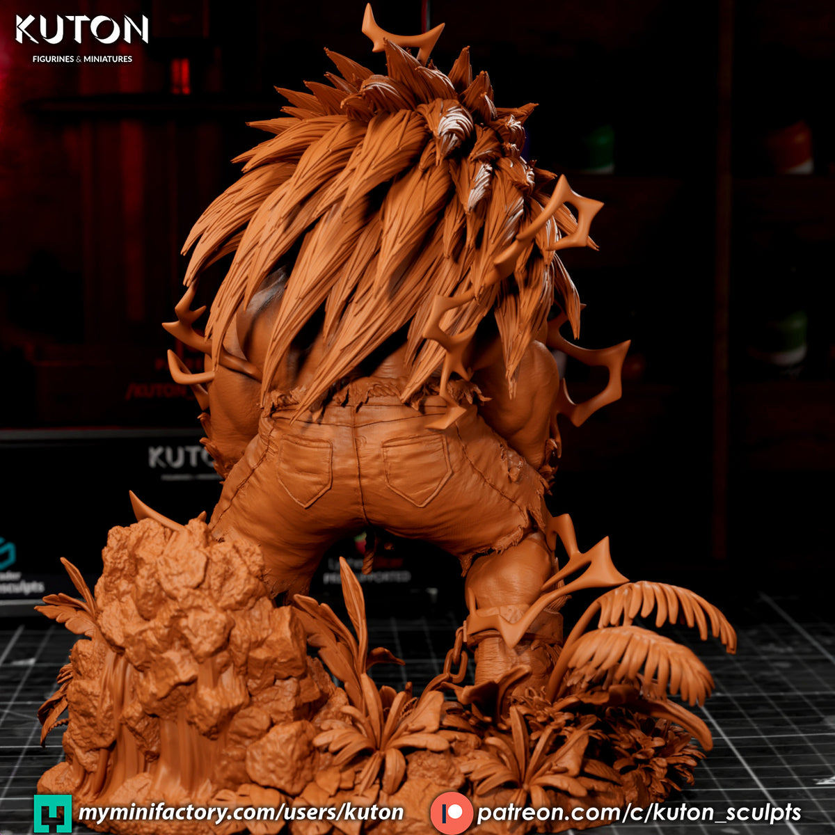Blanka Statue 3D-Printed Kit