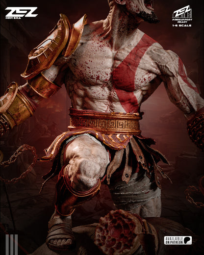 Kratos Statue 3D-Printed Kit