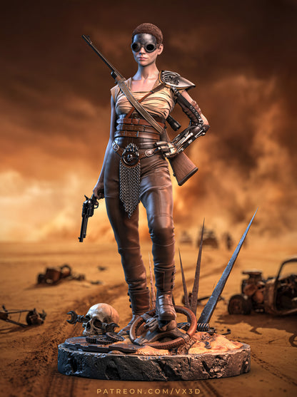 Furiosa Statue 3D-Printed Kit