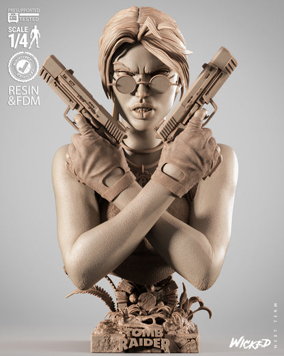 Lara Croft Portrait Bust