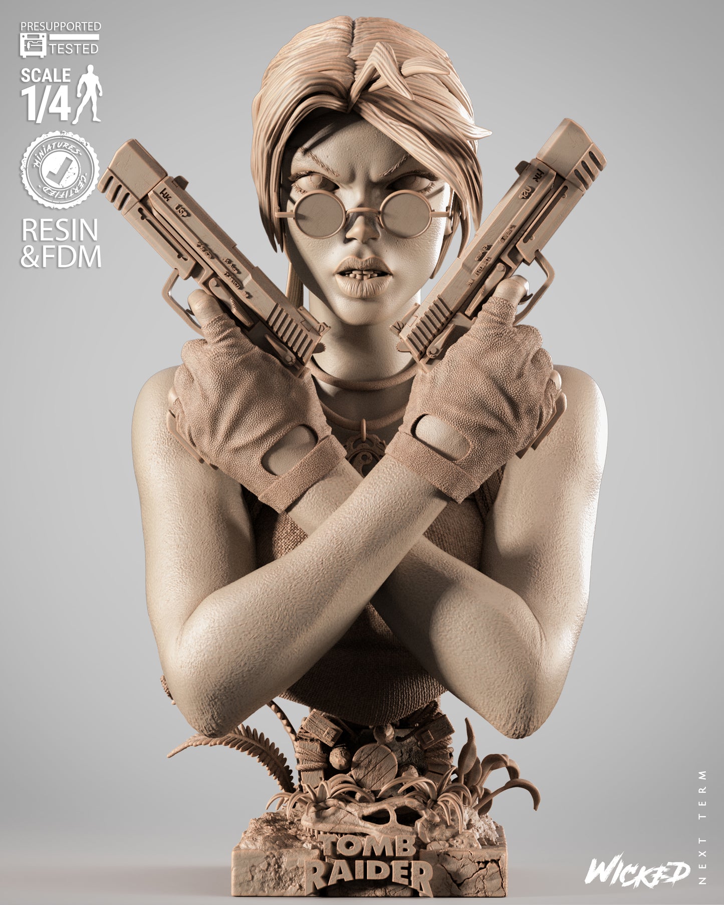 Lara Croft Portrait Bust