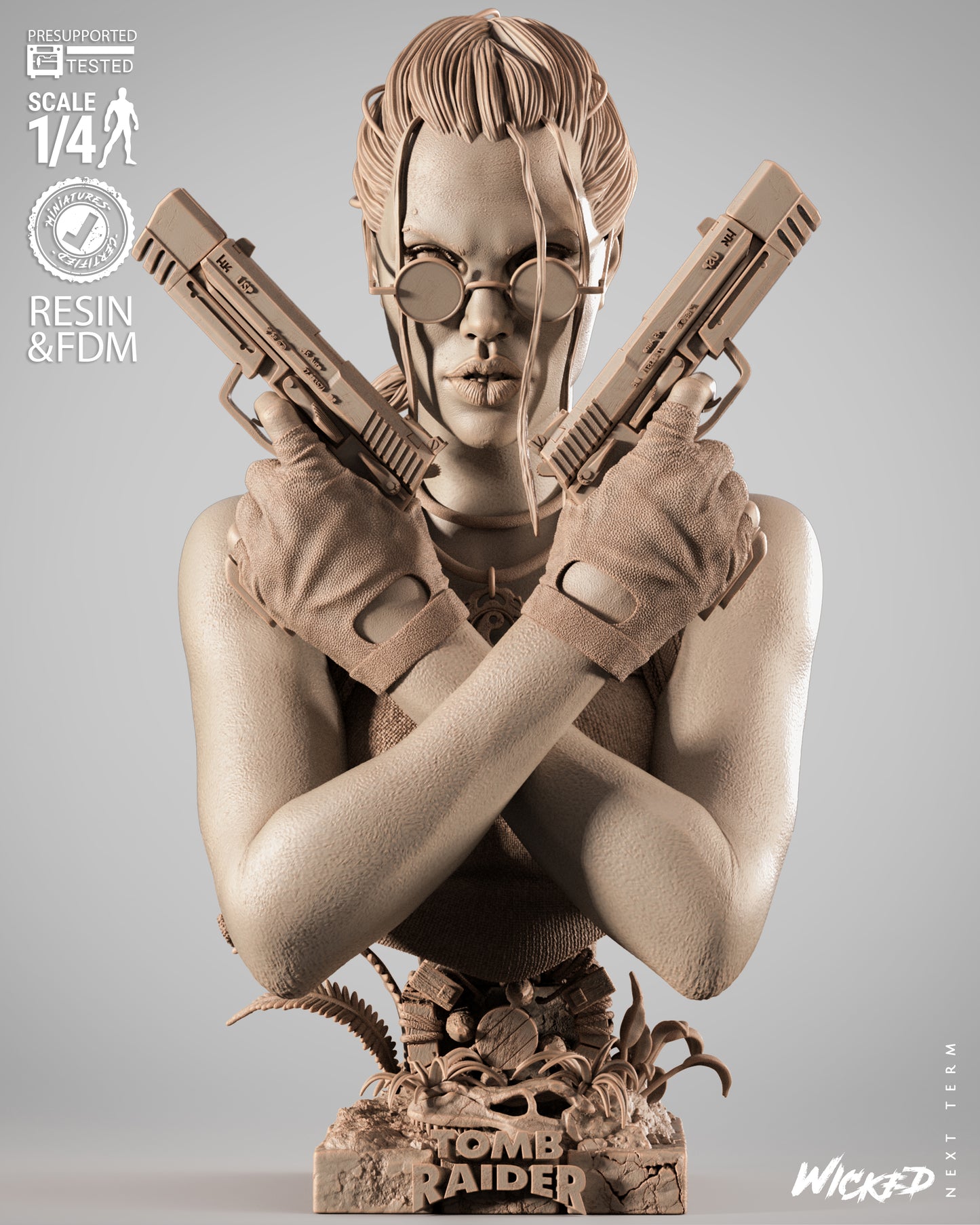 Lara Croft Portrait Bust