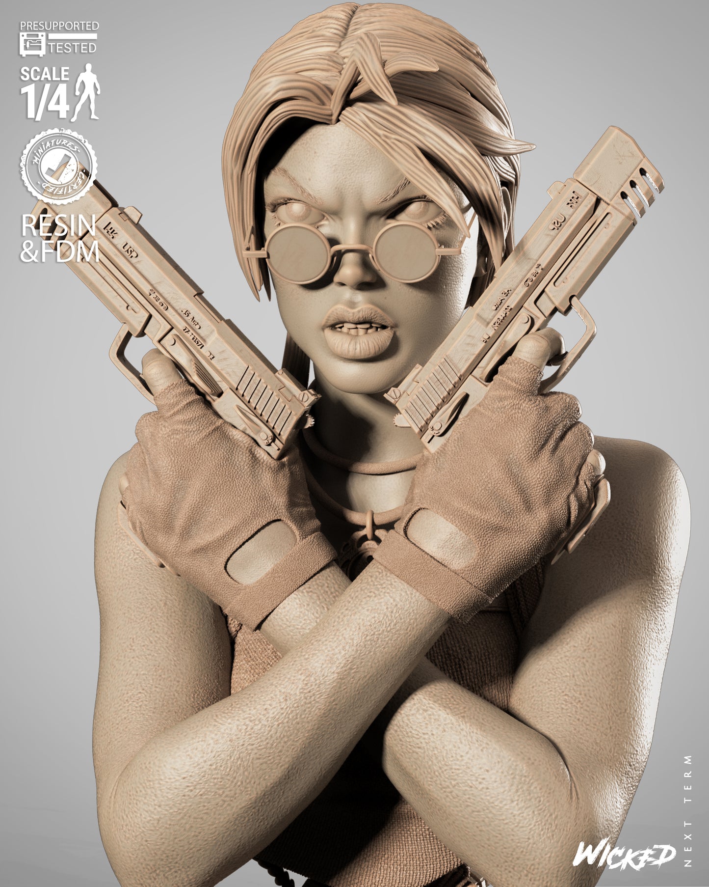 Lara Croft Portrait Bust