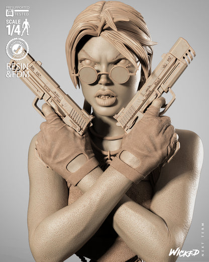 Lara Croft Portrait Bust