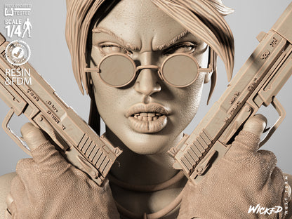 Lara Croft Portrait Bust
