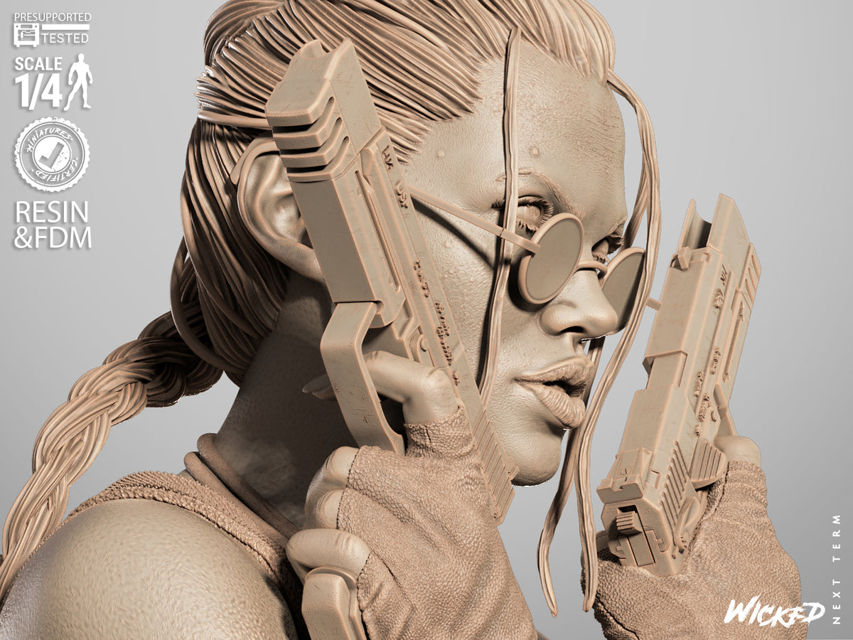 Lara Croft Portrait Bust