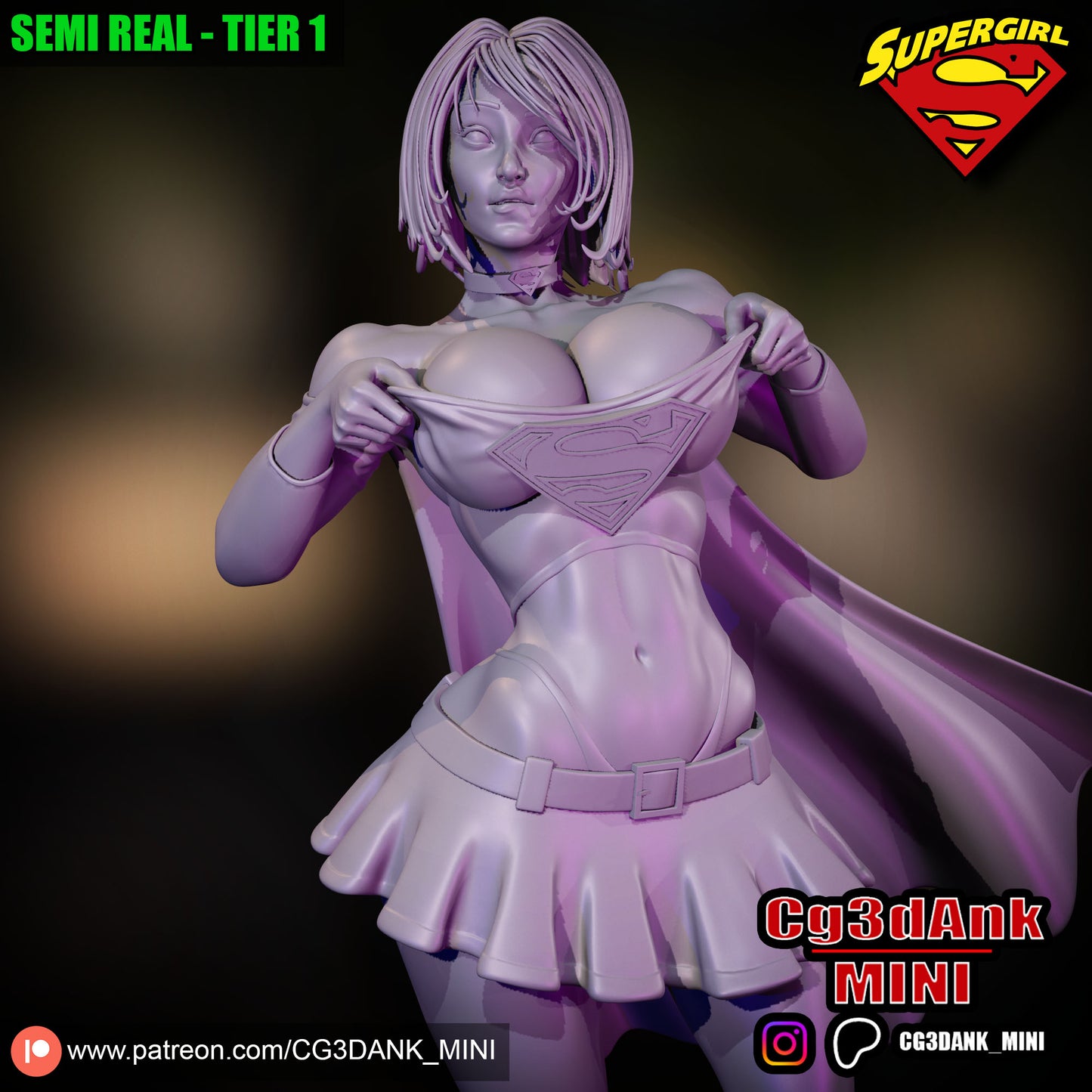 Supergirl Statue
