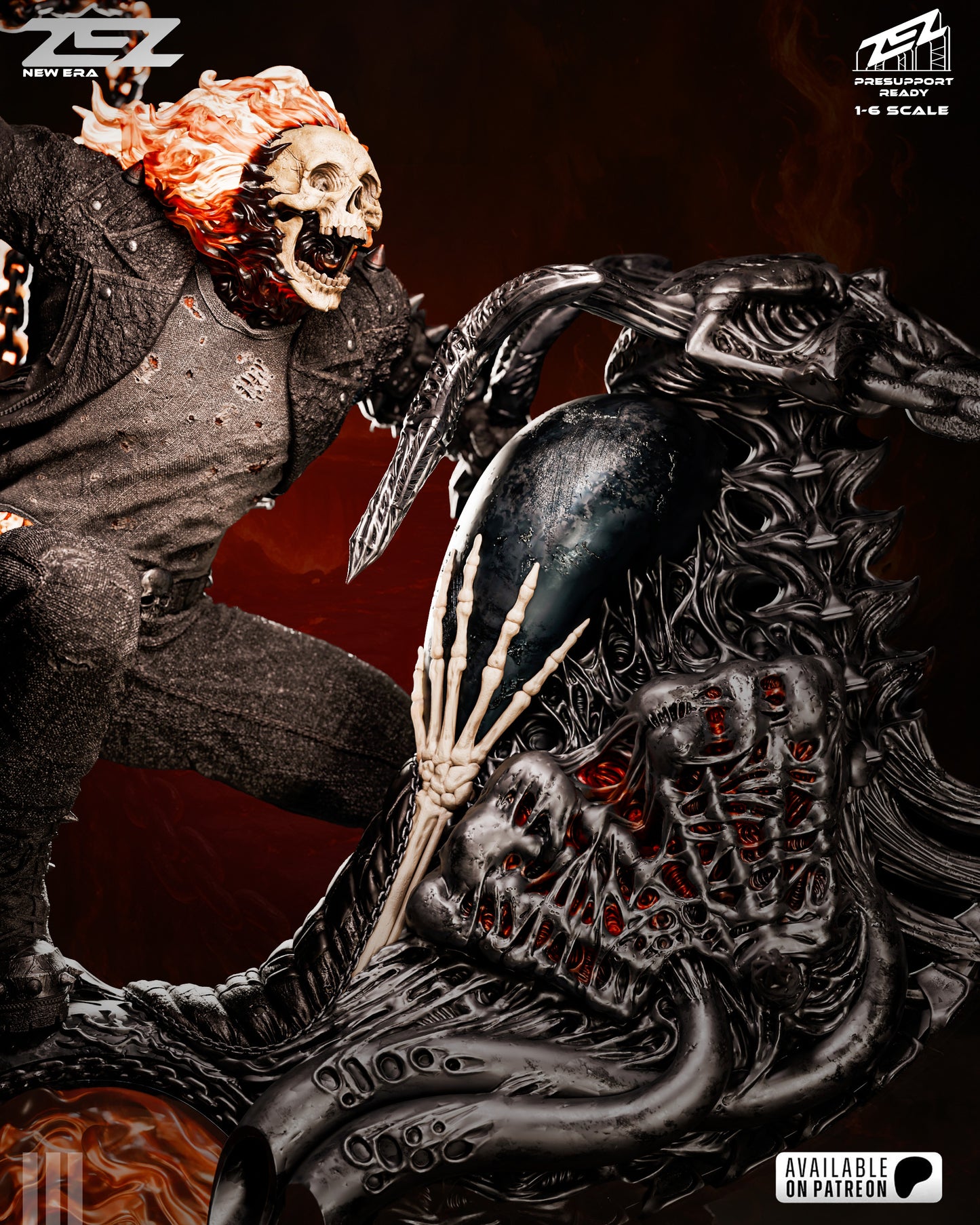 Ghost Rider Statue