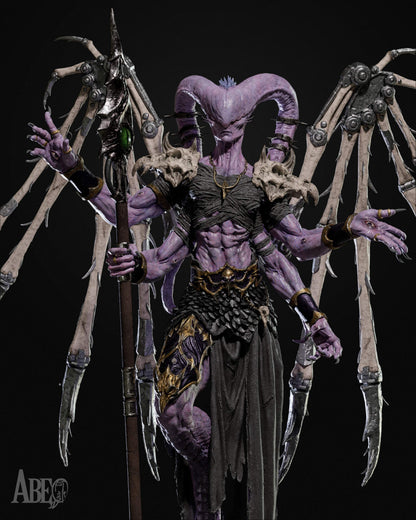 Ninefold Sorcerer Statue 3D-Printed Kit