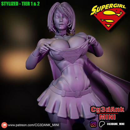 Supergirl Statue