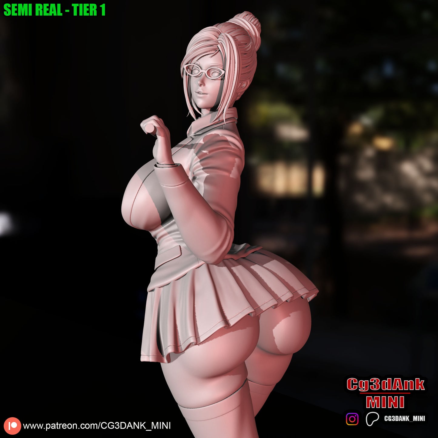 Meiko Shiraki Statue 3D-Printed Kit