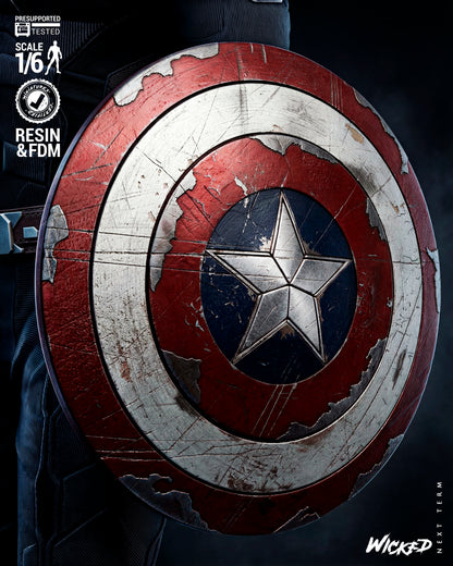 Captain America Statue 3D-Printed Kit