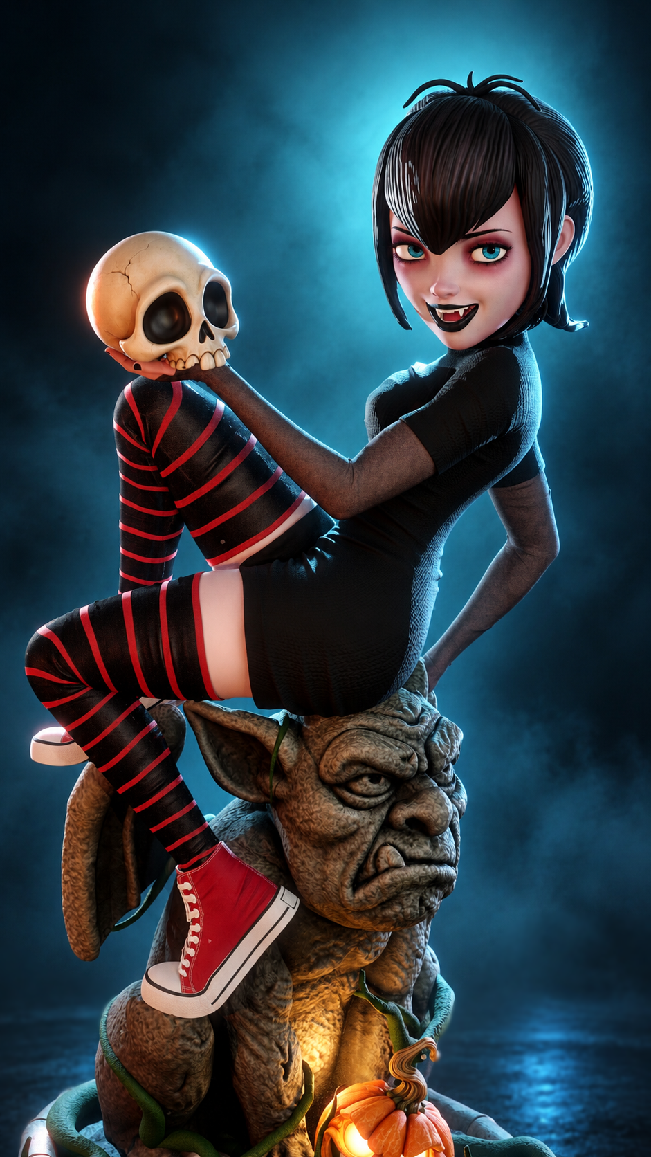 Mavis Dracula Statue 3D-Printed Kit