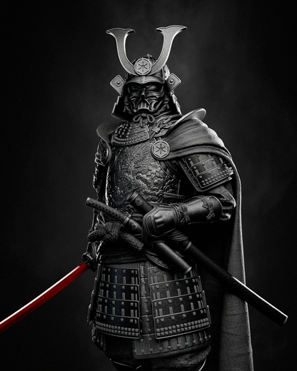 Darth Vader Samurai Statue 3D-Printed Kit