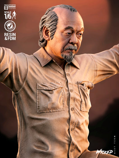 Mr. Miagi Statue 3D-Printed Kit