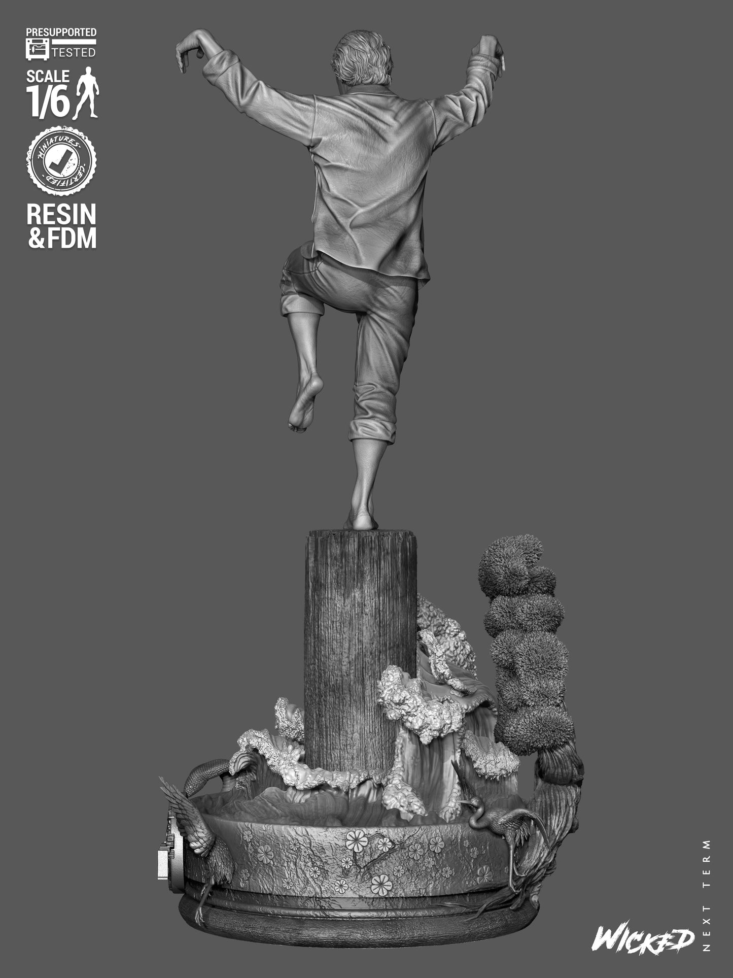 Mr. Miagi Statue 3D-Printed Kit