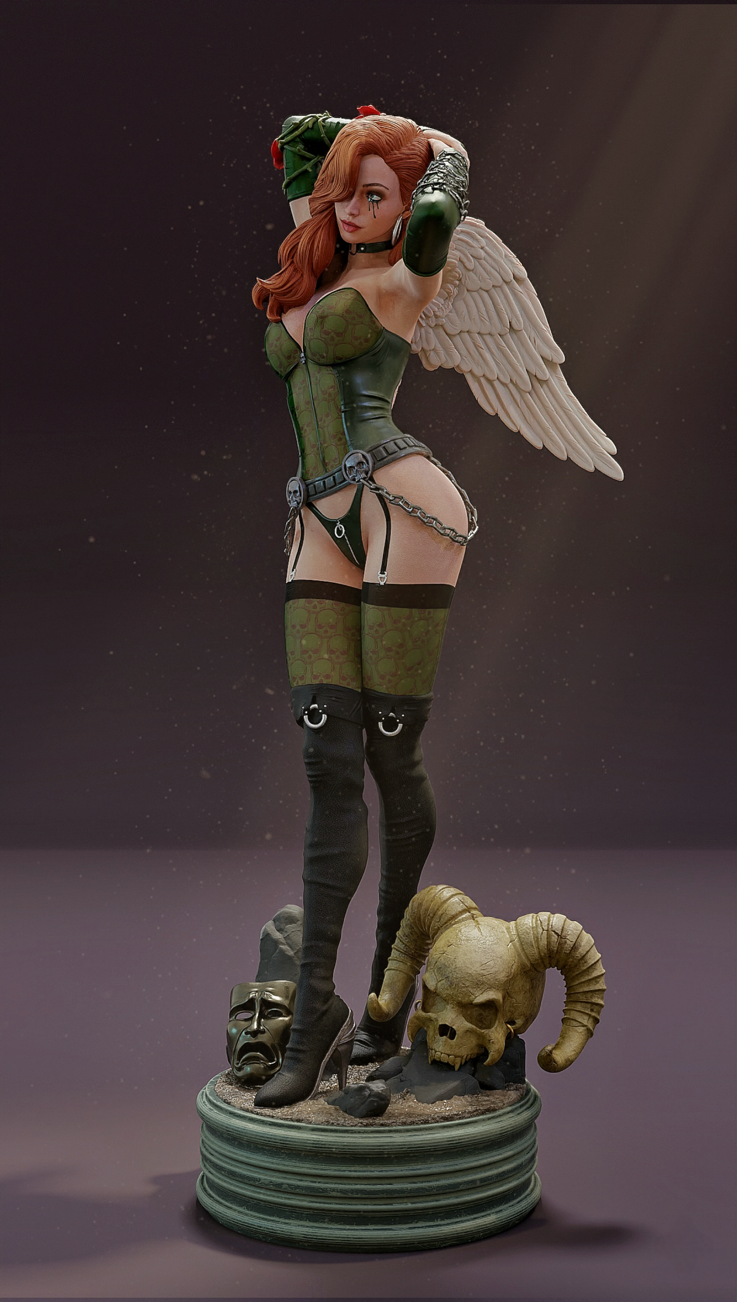 Cry For Dawn Statue 3D-Printed Kit