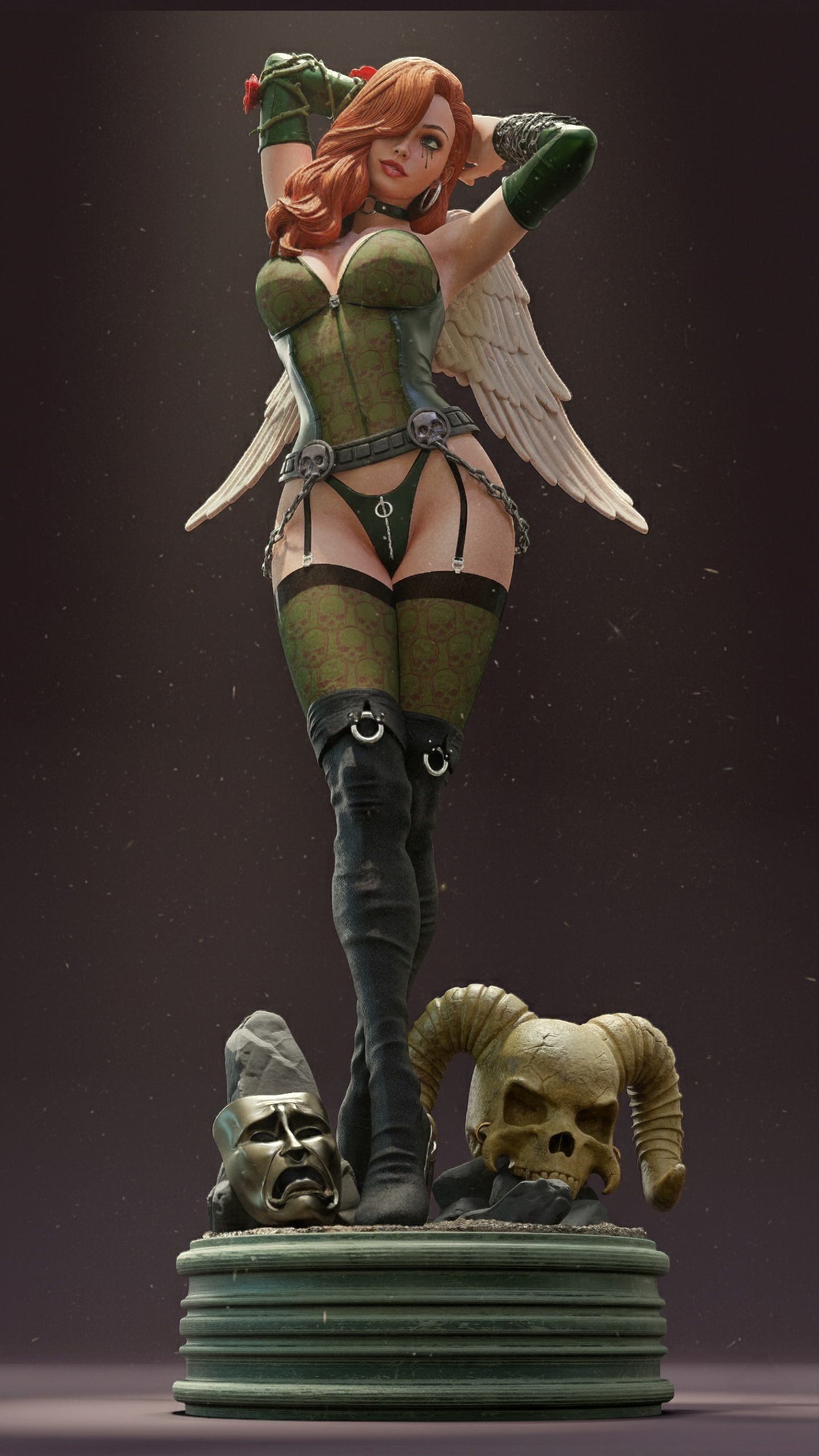 Cry For Dawn Statue 3D-Printed Kit
