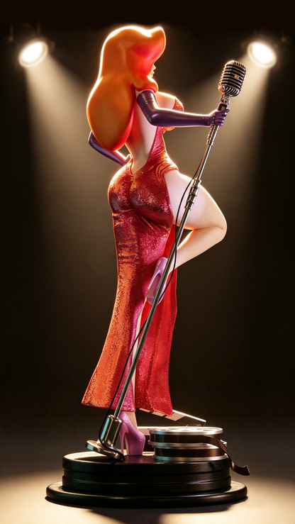 Jessica Rabbit Statue 3D-Printed Kit