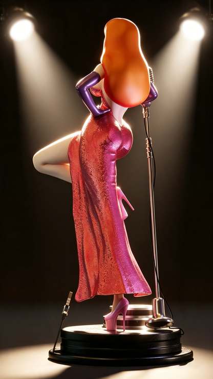 Jessica Rabbit Statue 3D-Printed Kit