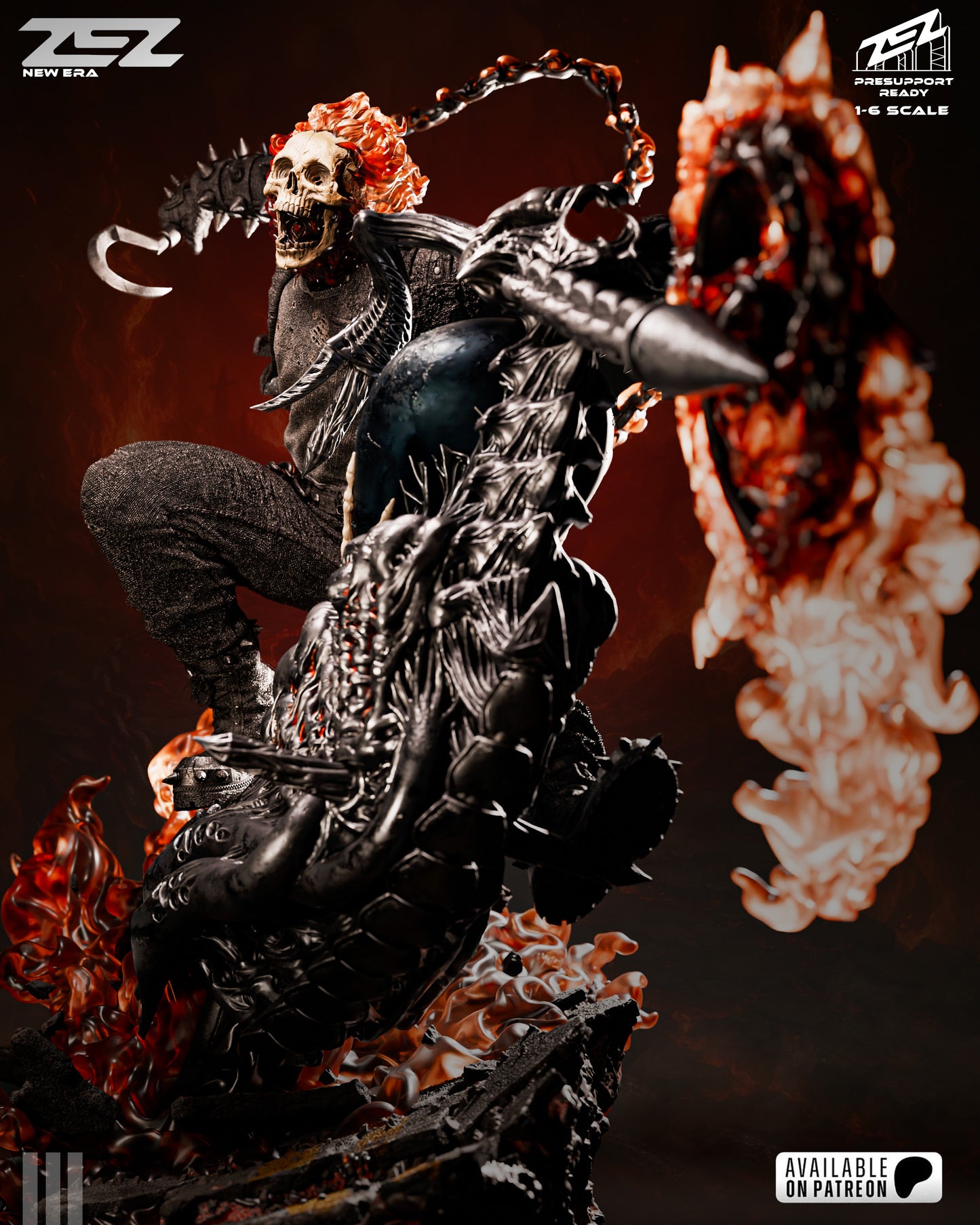 Ghost Rider Statue