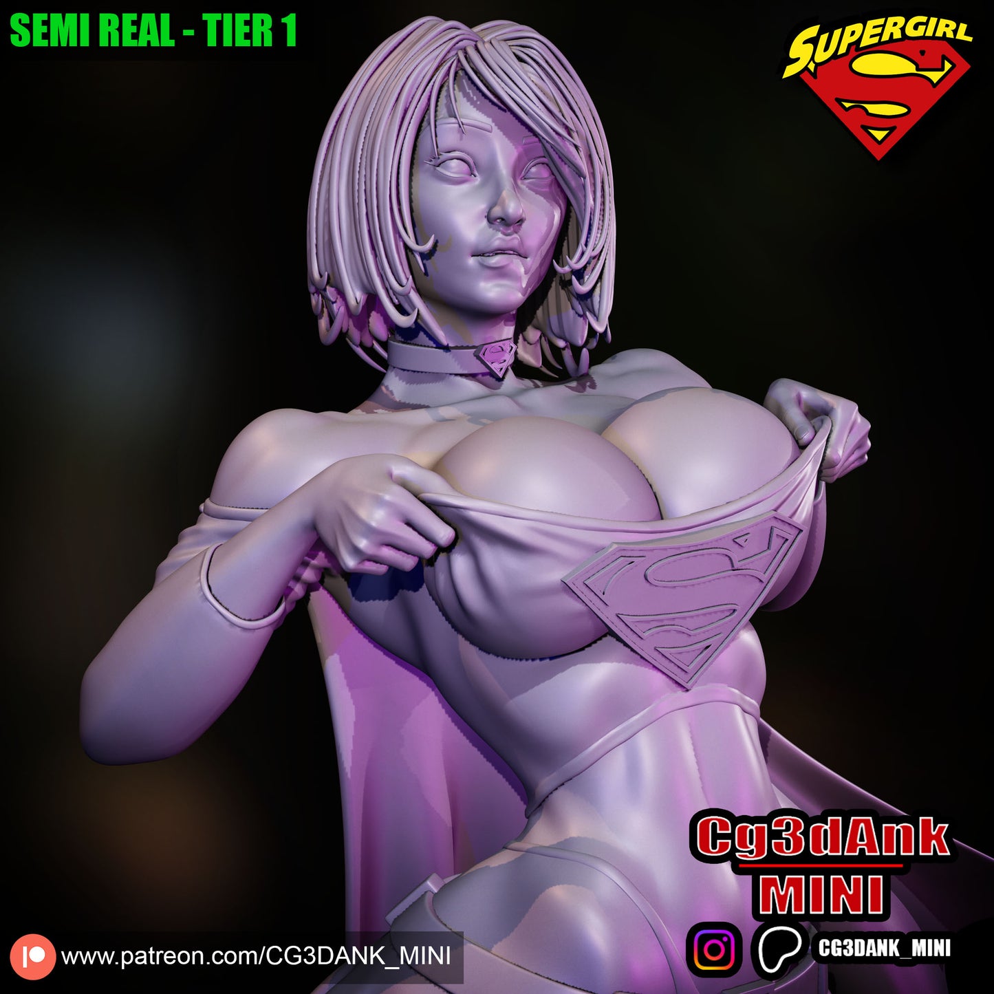Supergirl Statue