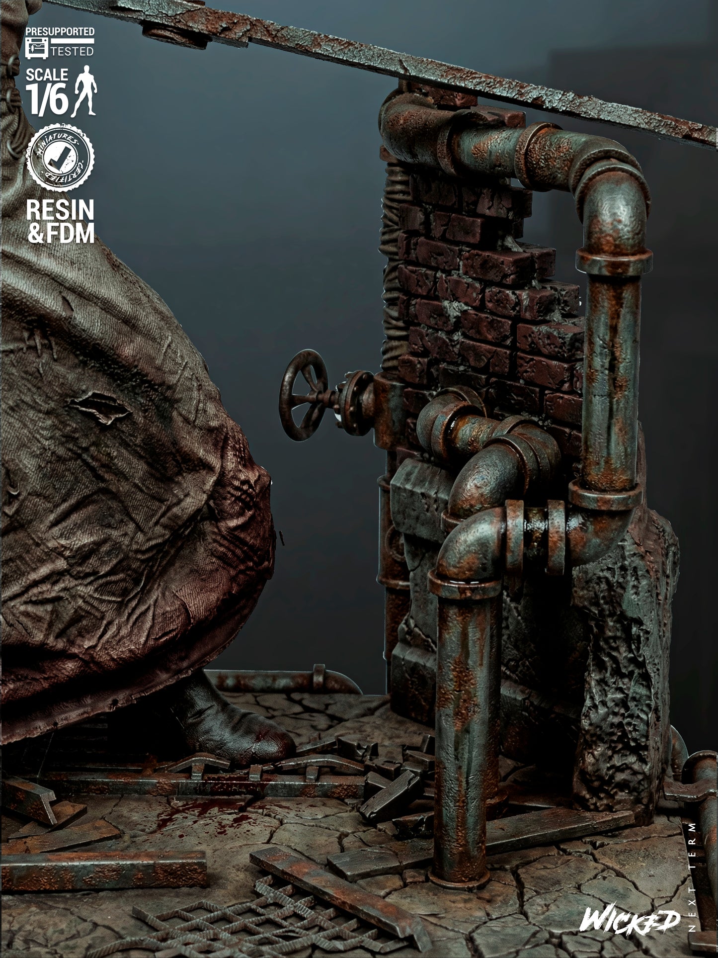 Pyramid Head Statue 3D-Printed Kit