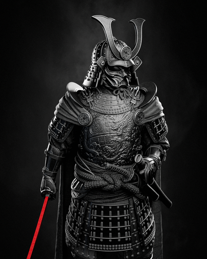 Darth Vader Samurai Statue 3D-Printed Kit