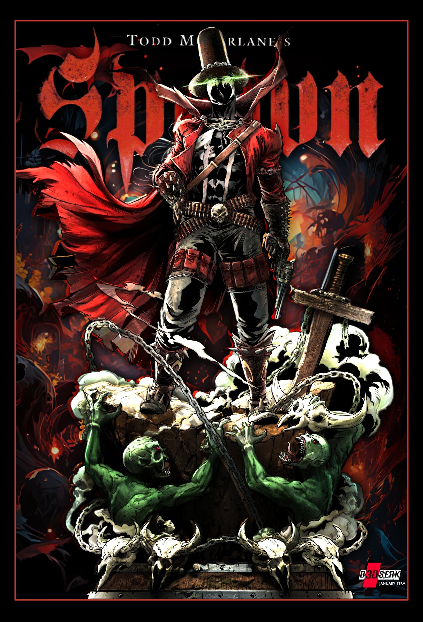 Gunslinger Spawn Statue
